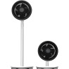 Midea Ventilateur sur pied 4 en 1, hauteur réglable 30-110 cm, oscillant, ultra-silencieux, inclinaison 90°, 3 vitesses, blanc. 