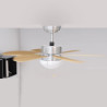 Cecotec Ventilateur de Plafond avec Lumière EnergySilence Aero 350 50 W, Basse Consommation, Diamètre 81 cm, 6 Pales Réversibles