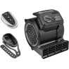 Vacmaster Air Mover 3 vitesses Télécommande Ventilateur De Gym Au Sol Ventilateur De Vélo Silencieux, Sèche Tapis, Cool, Noir