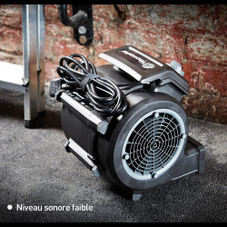 Vacmaster Air Mover 3 vitesses Télécommande Ventilateur De Gym Au Sol Ventilateur De Vélo Silencieux, Sèche Tapis, Cool, Noir