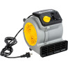 Vacmaster Air Mover Ventilateur de Sol, Puissance 124 W avec 3 vitesses Tête de Ventilateur Réglable - Adapté pour les Gymnases,