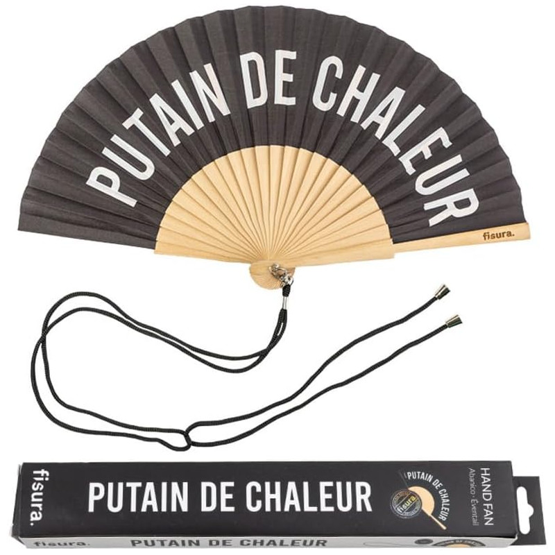 fisura. Eventail Noir Putain de Chaleur