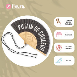 fisura. Eventail Noir Putain de Chaleur