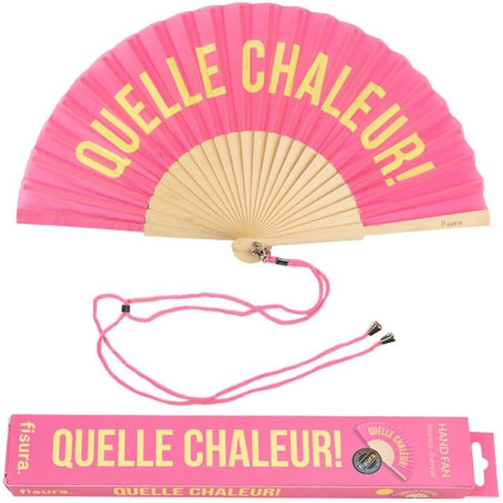 fisura. Eventail Rose Putain de Chaleur