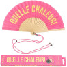 fisura. Eventail Rose Putain de Chaleur