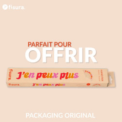 Fisura – éventail original avec message “j’en peux plus”. accessoire en bois moderne et coloré. ventilateur à main orange. drago