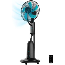 Cecotec - Ventilateur Nébuliseur EnergySilence 490 Freshessence - 90 W, Diamètre 40 cm, Capacité de 2,8 L, Oscillation Automatiq