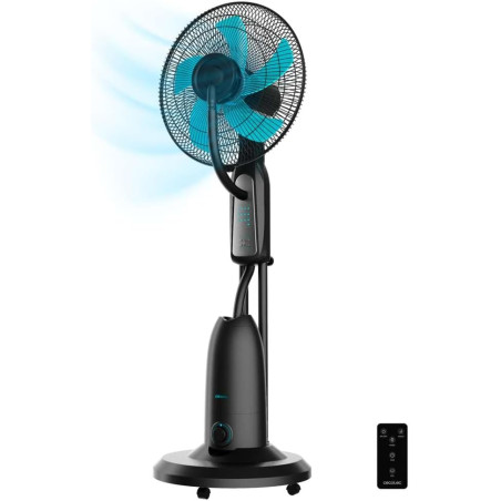 Cecotec - Ventilateur Nébuliseur EnergySilence 490 Freshessence - 90 W, Diamètre 40 cm, Capacité de 2,8 L, Oscillation Automatiq