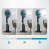 Cecotec - Ventilateur Nébuliseur EnergySilence 490 Freshessence - 90 W, Diamètre 40 cm, Capacité de 2,8 L, Oscillation Automatiq