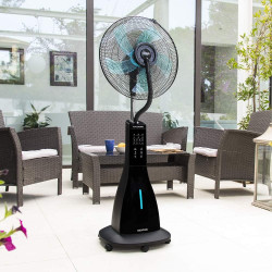 Cecotec Ventilateur Nébuliseur Numérique EnergySilence 690 FreshEssence. 90 W, 5 Pales de 40 cm de diamètre, 3 L de capacité et 