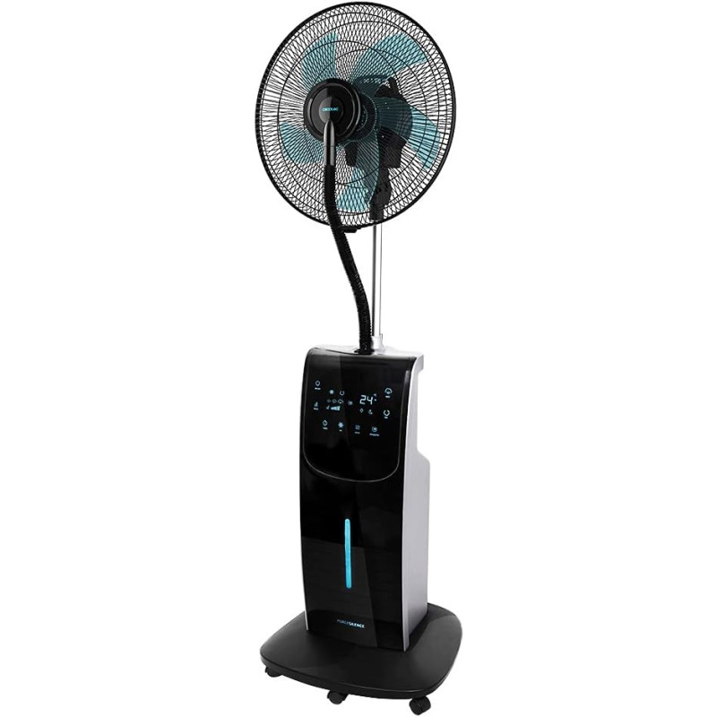 Cecotec Ventilateur nébuliseur EnergySilence 590 FreshEssence. 90 W, 5 pales, Diamètre 40 cm, Moteur en cuivre, 3 Vitesses, Osci