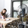 Cecotec Ventilateur nébuliseur EnergySilence 590 FreshEssence. 90 W, 5 pales, Diamètre 40 cm, Moteur en cuivre, 3 Vitesses, Osci
