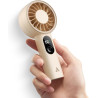 Aecooly ventilateur à main portable, puissant, rechargeable usb, 10h max refroidissement, ventilateur batterie, ventilateur de p