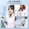 Mini Ventilateur Climatiseur Portable,Pliable Ventilateur Avec écran LED Fonction de Refroidissement,1-199 Vitesses de Vent 5000