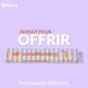 Fisura – Éventail Original “Air Conditioning” en Bois, Rayures Lilas, éventail à Main Moderne et coloré avec Cordon Inclus, idée