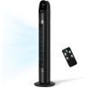 LEADZM Ventilateur Colonne 90W Tour Oscillant 87 cm avec Angle de 90 Degrés,3 Vitesses, commande soft touch,minuterie 9h,silenci