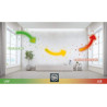 Schellenberg 46600 Ventilateur de fenêtre universel en blanc, extension du kit de démarrage