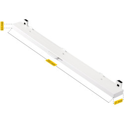 Schellenberg 46600 Ventilateur de fenêtre universel en blanc, extension du kit de démarrage