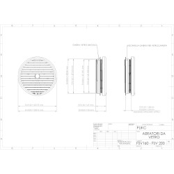 plikc Aérateur de fenêtre à effet thermique (D.160 mm - avec filet sans ventilateur)