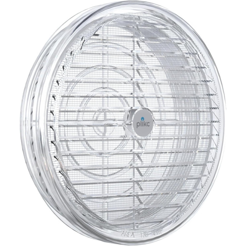 plikc Aérateur de fenêtre à effet thermique (D.200 - avec filet sans ventilateur)