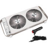 Ventilateur de fenêtre de toit pour camping-car, double fenêtre, 4 réglages de vitesse, panneaux extensibles de 37 à 59 cm, pour