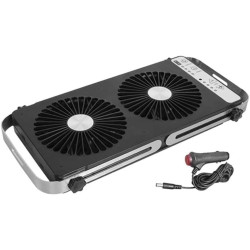 Ventilateur de fenêtre de toit pour camping-car, double fenêtre, 4 réglages de vitesse, panneaux extensibles de 37 à 59 cm, pour