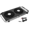 Ventilateur de fenêtre de toit pour camping-car, double fenêtre, 4 réglages de vitesse, panneaux extensibles de 37 à 59 cm, pour