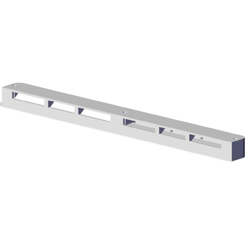 Ventilateur de fenêtre classic T pour fenêtre en bois pour ventilation en position fermée, en plastique blanc