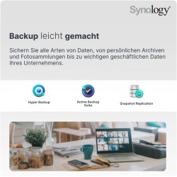 Synology DiskStation DS620SLIM Serveur de Stockage NAS Bureau Ethernet/LAN Noir J3355