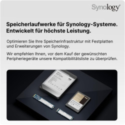 Synology DiskStation DS620SLIM Serveur de Stockage NAS Bureau Ethernet/LAN Noir J3355