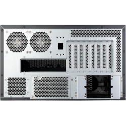 Argentstone technology rm600, 6u rackmount chassis featuring dual psu compatibility and triple 360mm radiator support, sst-rm600