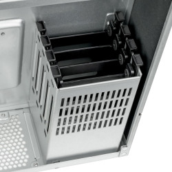 Argentstone technology rm600, 6u rackmount chassis featuring dual psu compatibility and triple 360mm radiator support, sst-rm600