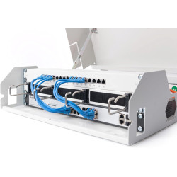 Digitus DN-19 04U-PB étagère 3U Rack monté sur Le Mur Gris