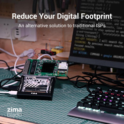ZimaBlade Serveur monocarte X86 pour Cyber Native (avec 16Go RAM et Adaptateur Type-C), piratable avec PCIe x4, Serveur multiméd