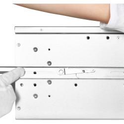 Argentstone sst-rms06-22 - kit de rails de glissement à roulement à billes sans outil pour rm201 et rm400, support de 430 mm de 