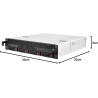 Argentstone sst-rm21-304 - châssis de serveur monté en rack 2u, prenant en charge 4x hdd / ssd sas / s3.5 "