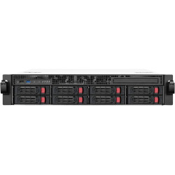 Argentstone sst-rm21-308 - châssis de serveur monté en rack 2u, prenant en charge 8x sas / sata et un mini-sas sff-8087 de 6 gb 