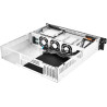 Argentstone sst-rm21-308 - châssis de serveur monté en rack 2u, prenant en charge 8x sas / sata et un mini-sas sff-8087 de 6 gb 