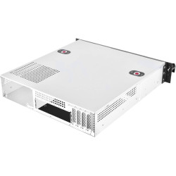 Argentstone sst-rm21-308 - châssis de serveur monté en rack 2u, prenant en charge 8x sas / sata et un mini-sas sff-8087 de 6 gb 