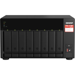 QNAP TS-873A-8G Serveur de Stockage NAS Tower Ethernet/LAN Noir V1500B One Size