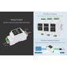 Waveshare Industrial Serial Server RS485 to RJ45 Ethernet TCP/IP to Serial Module Support Rail-Mount Modbus Gateway