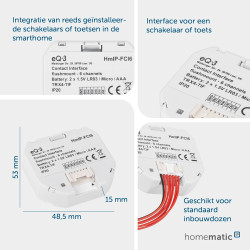 Homematic IP Interface de contact HmIP-FCI6