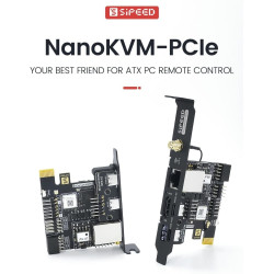 youyeetoo Sipeed NanoKVM Mini serveur de maintenance à distance 1TOPS NPU 1 GHz C906 RISC-V Linux (version PCIE) (avec WiFi + Po