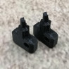 Lot de 2 clés de rechange noires compatibles avec Synology NAS Drive Bay Key Lock pour type D5 D6 D8 D9 R6 X9 R8 DS181 (noir)