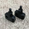 Lot de 2 clés de rechange noires compatibles avec Synology NAS Drive Bay Key Lock pour type D5 D6 D8 D9 R6 X9 R8 DS181 (noir)