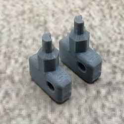Lot de 2 clés de rechange, grises, compatibles avec Synology NAS Drive Bay Key Lock pour type D5 D6 D8 D9 R6 X9 R8 DS181 (gris)