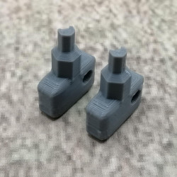 Lot de 2 clés de rechange, grises, compatibles avec Synology NAS Drive Bay Key Lock pour type D5 D6 D8 D9 R6 X9 R8 DS181 (gris)