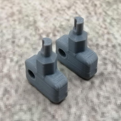 Lot de 2 clés de rechange, grises, compatibles avec Synology NAS Drive Bay Key Lock pour type D5 D6 D8 D9 R6 X9 R8 DS181 (gris)