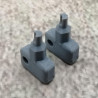 Lot de 2 clés de rechange, grises, compatibles avec Synology NAS Drive Bay Key Lock pour type D5 D6 D8 D9 R6 X9 R8 DS181 (gris)