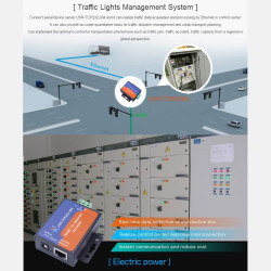 USR -Module convertisseur TCP232-304 série RS485 vers TCP/IP Ethernet Server avec Page Web intégrée Prise en Charge DHCP/DNS